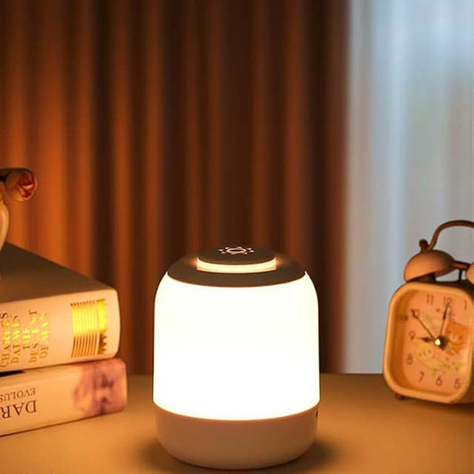 BACION Baby Night Light – Touch Control LED with 3-Color Changing & Dimming, 20H Battery Life, Fast Charging (Pink)