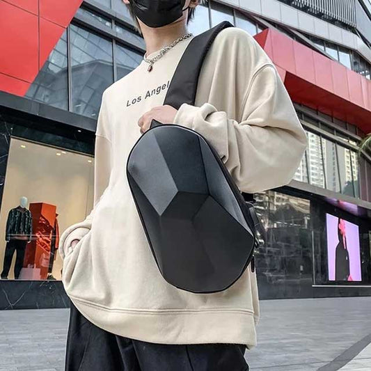 BANGE Pattern Chest Bag – Stylish Waterproof Sling Bag for Men