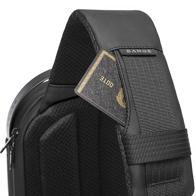 BANGE Waterproof Chest Bag – Anti-Theft Sling Crossbody Bag for Men & Women