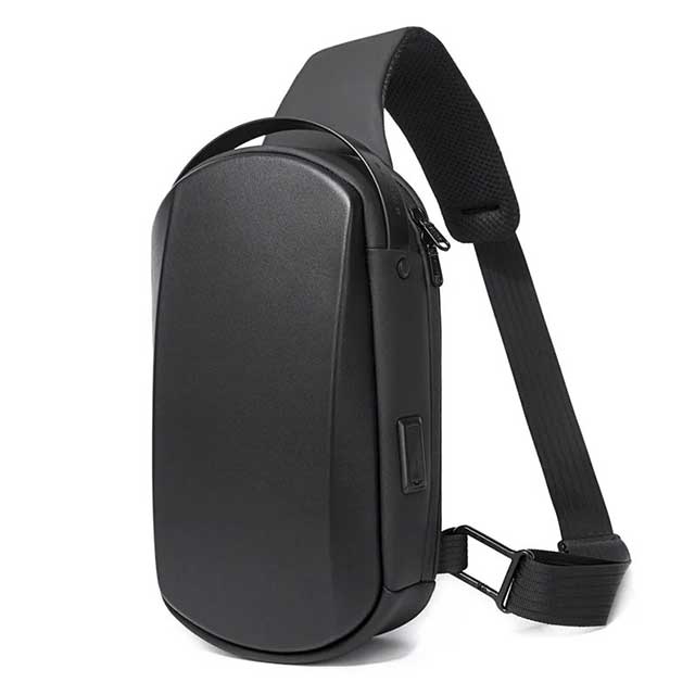 BANGE Waterproof Chest Bag – Anti-Theft Sling Crossbody Bag for Men & Women