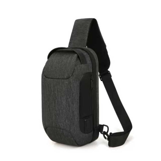 BANGE Waterproof Chest Bag for Men with USB Charging Port – Sling Shoulder Bag