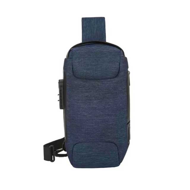 BANGE Waterproof Chest Bag for Men with USB Charging Port – Sling Shoulder Bag