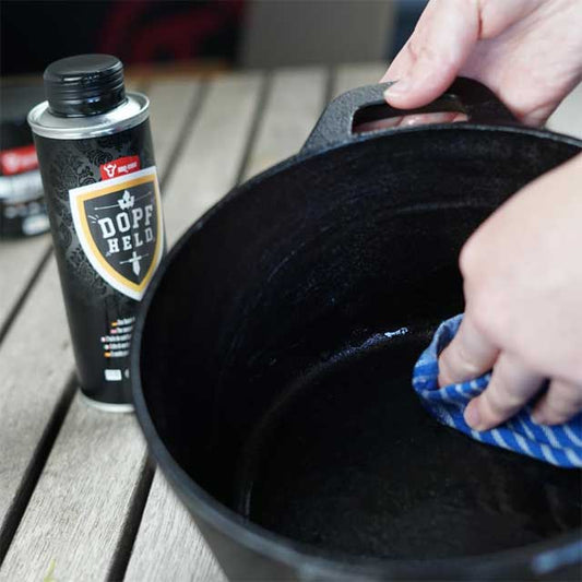 BBQ-Toro DOPFHELD 250ml Cooking &amp; Maintenance Oil – Premium Cast Iron, Dutch Oven, Grill, Griddle &amp; Pan Seasoning