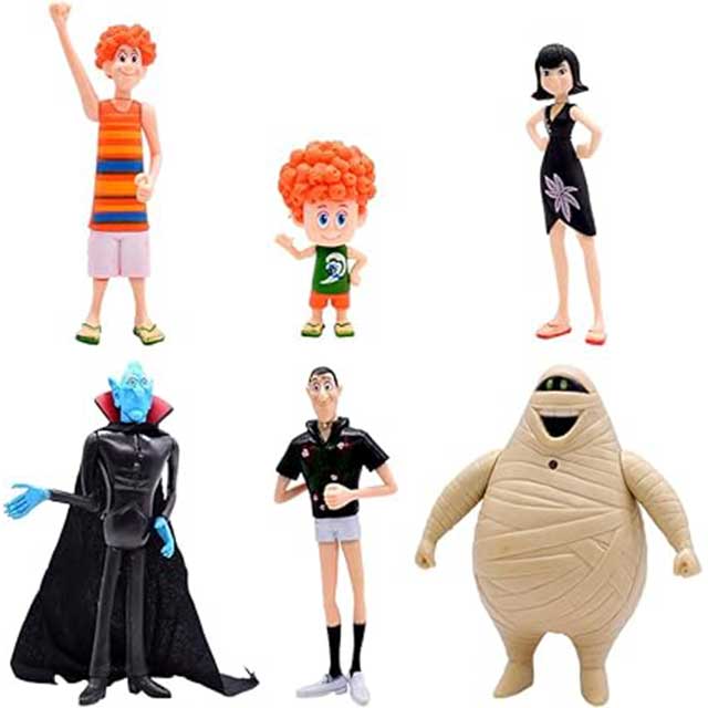 BESTZY 6-Piece Hotel Transylvania Mini Anime Figures