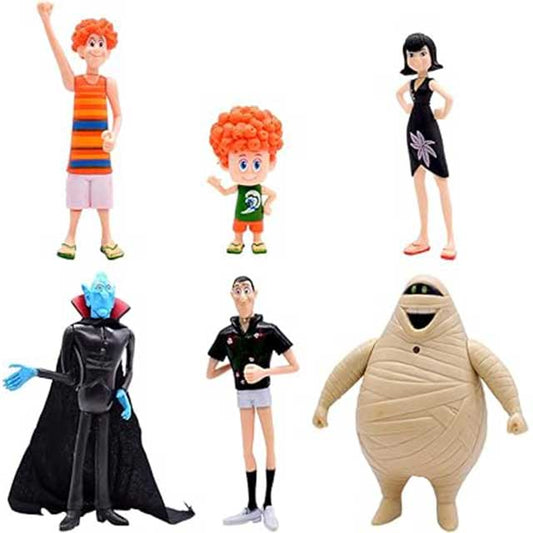 BESTZY 6-Piece Hotel Transylvania Mini Anime Figures