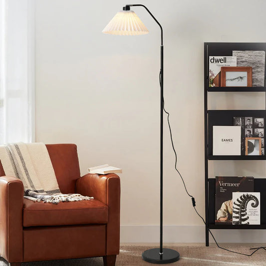 LED Sofa Floor Lamp with Flexible Gooseneck – Dimmable Reading & Task Light – 2-in-1 Table or Floor Standing Lamp for Living Room & Office