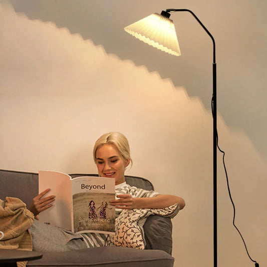 LED Sofa Floor Lamp with Flexible Gooseneck – Dimmable Reading & Task Light – 2-in-1 Table or Floor Standing Lamp for Living Room & Office