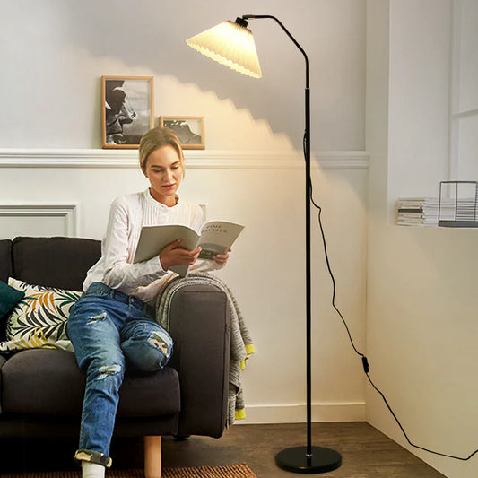 LED Sofa Floor Lamp with Flexible Gooseneck – Dimmable Reading & Task Light – 2-in-1 Table or Floor Standing Lamp for Living Room & Office