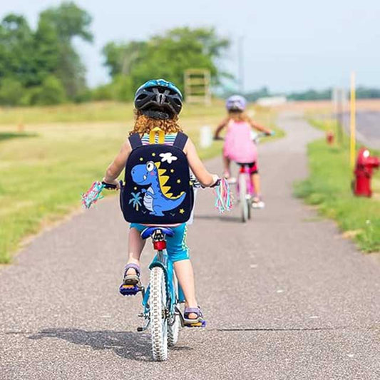 Babioms Dinosaur Backpack for Kids – Cute Blue Kindergarten School Bag for Boys & Girls | Lightweight Children's Backpack for Preschool & Nursery