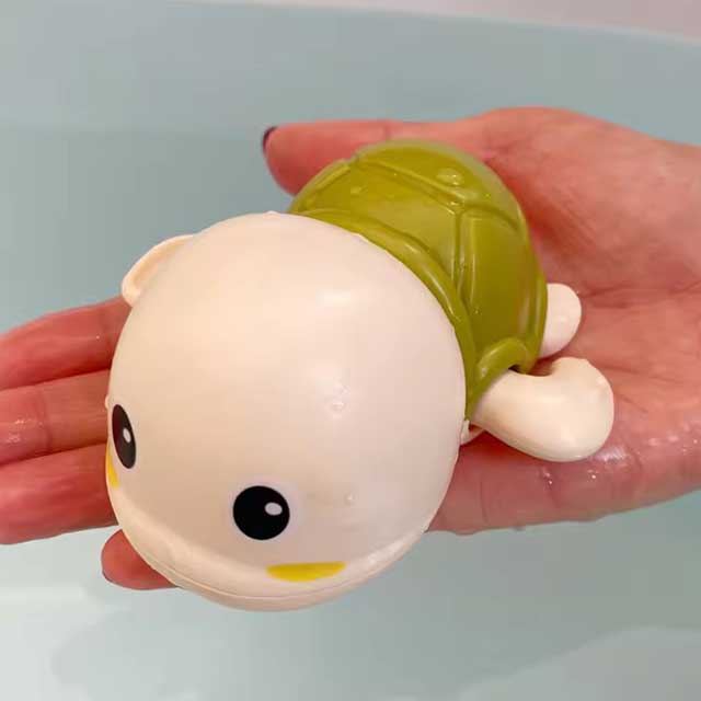 Jouets de bain pour bébé – Adorables tortues et baleines à remontoir pour jouer dans l'eau, la piscine et à la plage.