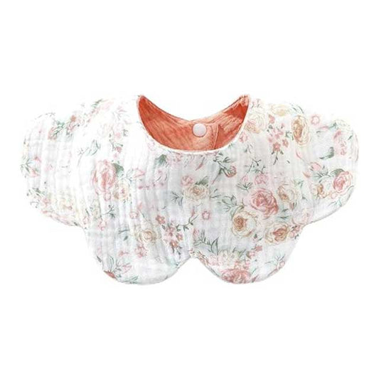 Baby Drooling Bib – 6-Layer Cotton Burp Cloth for Newborns & Toddlers (0–24 Months) | Soft & Absorbent Saliva Towel for Infants, Comfortable & Gentle on Skin