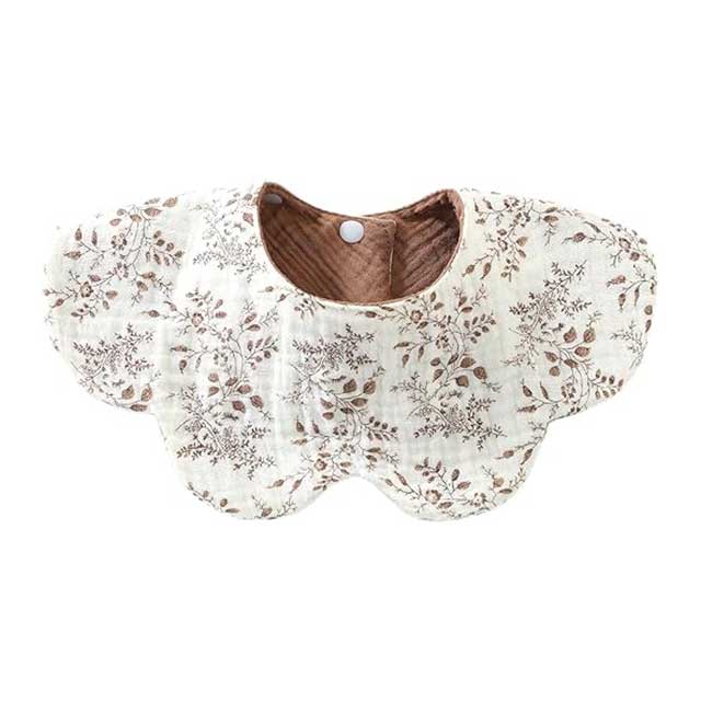 Baby Drooling Bib – 6-Layer Cotton Burp Cloth for Newborns & Toddlers (0–24 Months) | Soft & Absorbent Saliva Towel for Infants, Comfortable & Gentle on Skin