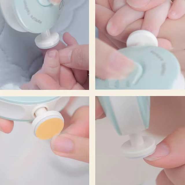 Baby Electric Nail Trimmer – Newborn Nail Care Kit with Safe Nail Filer & Clippers | Gentle Manicure Set for Babies & Kids