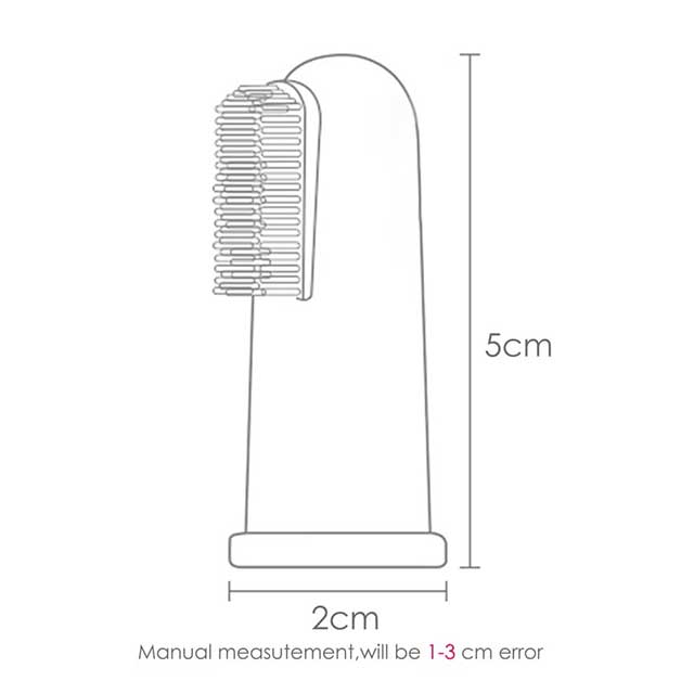 Baby Finger Toothbrush – Soft Silicone Infant Oral Cleaning Brush for Newborns & Toddlers | Portable Dental Care Tool for Babies