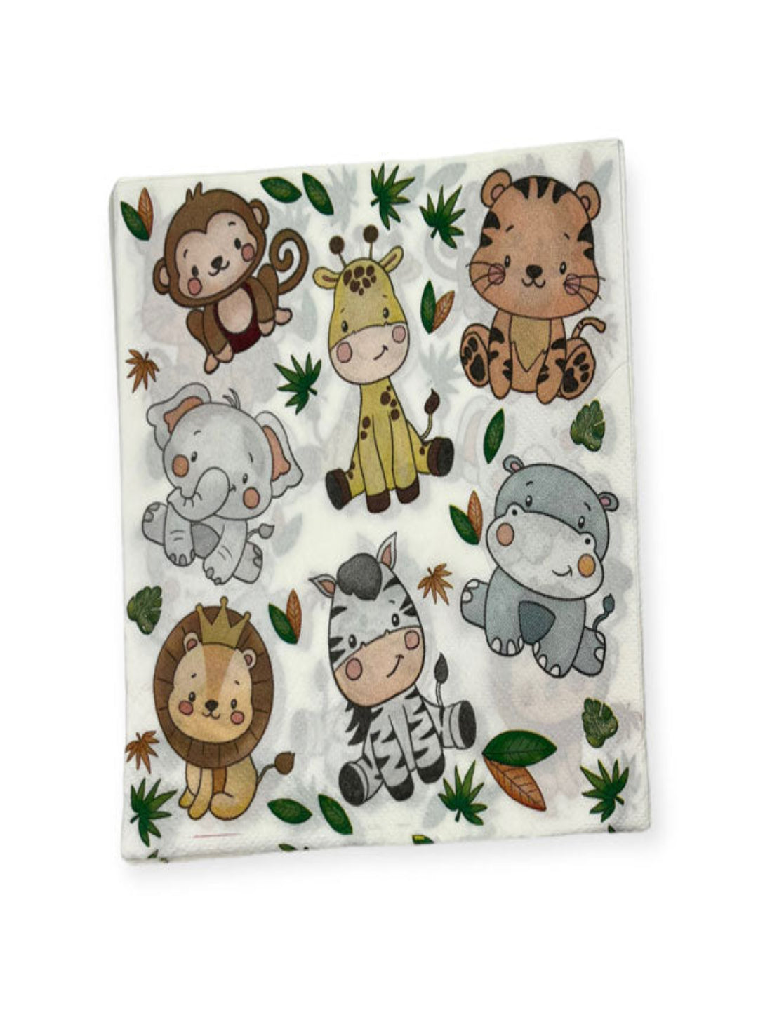 Baby Jungle Animal Party Supplies – Ultimate Kids’ Celebration Kit with Jungle-Themed Napkins, Plates, Cutlery &amp; Decorations