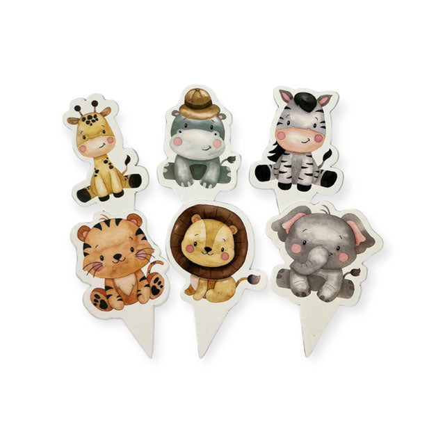 Baby Jungle Animal Party Supplies – Ultimate Kids’ Celebration Kit with Jungle-Themed Napkins, Plates, Cutlery &amp; Decorations