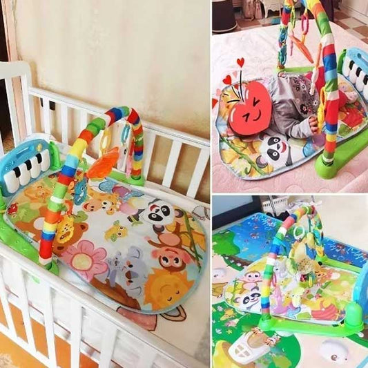 Baby Musical Play Mat – Piano Keyboard Gym Carpet for Crawling & Early Learning | Infant Activity Rug & Educational Toy Gift