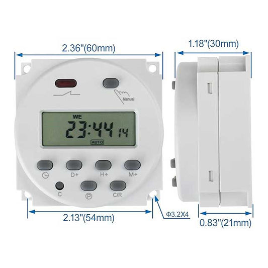 Baomain CN101A Digital Programmable Timer Switch