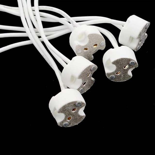 Nastyaer 5/10PCS LED Bulb Holder | MR11 MR16 GU5.3 G4 Base Socket for Halogen & LED Lights
