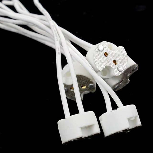 Nastyaer 5/10PCS LED Bulb Holder | MR11 MR16 GU5.3 G4 Base Socket for Halogen & LED Lights