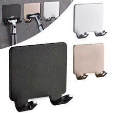 Bathroom Aluminum Razor Holder &amp; Shaver Shelf – Punch-Free Wall-Mounted Storage Hook for Men’s Shaving Accessories Organization
