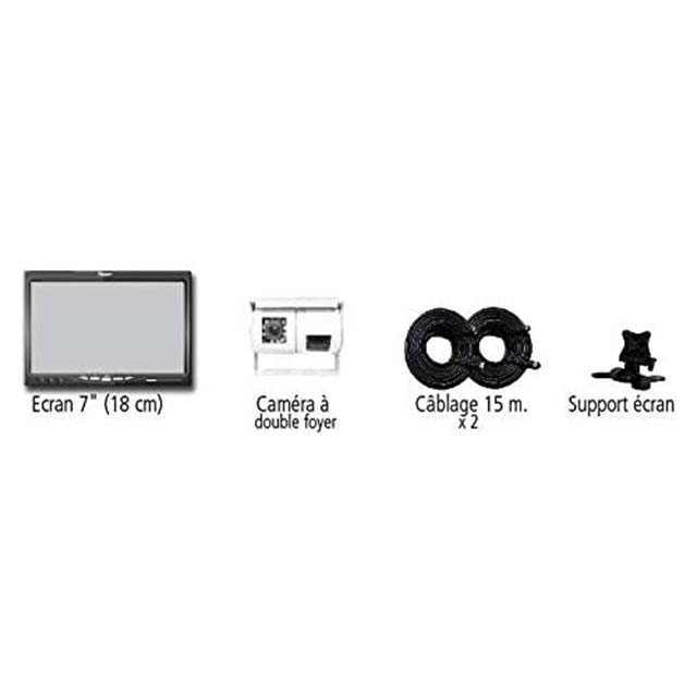 Beeper Reversing Double-Vision Camera RWEC200X-BL - White