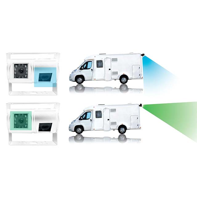 Beeper Reversing Double-Vision Camera RWEC200X-BL - White