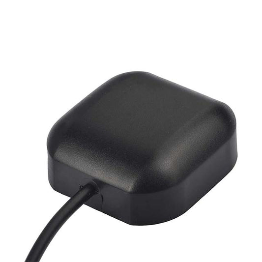Bingfu Vehicle Waterproof Active GPS Navigation Antenna with SMA Male Connector for Car Stereo Head Unit GPS Navigation System Module- Truck Marine Boat GPS Tracker Locator Real Time Tracking