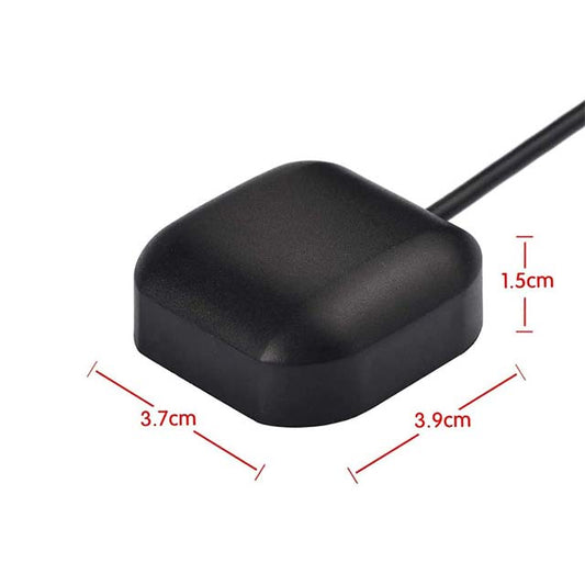 Bingfu Vehicle Waterproof Active GPS Navigation Antenna with SMA Male Connector for Car Stereo Head Unit GPS Navigation System Module- Truck Marine Boat GPS Tracker Locator Real Time Tracking