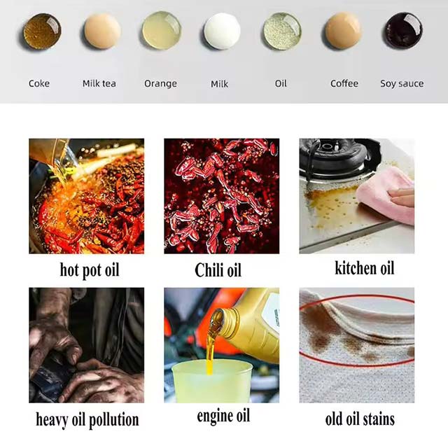 Biological Enzyme De-Oil King 245ml - Down Coat Dry Cleaner for Oil and Blood Stain Removal from Clothes