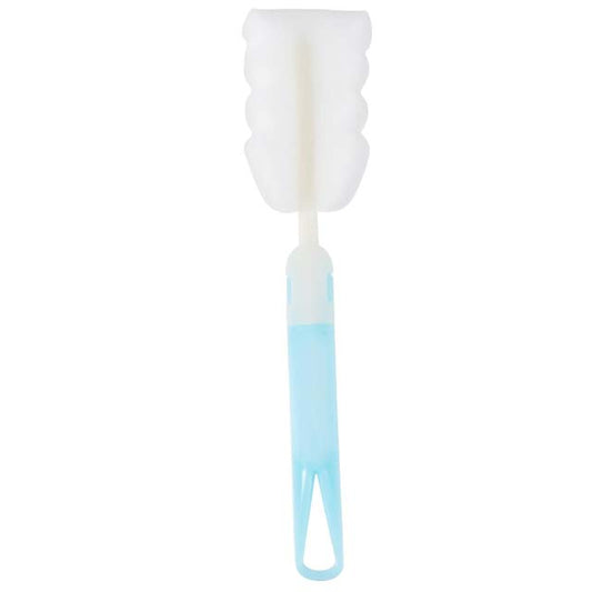 Blue Sponge Bottle Cleaning Brush Set – Premium Glass Milk Feeding Bottle Scrubber for Cups &amp; Bottles