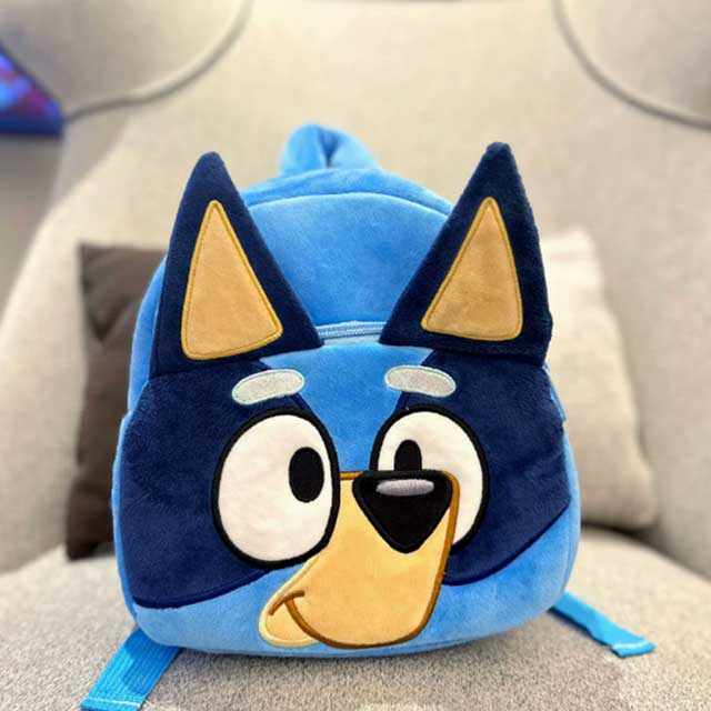 Bluey Cartoon Kids Backpack – Moose Bluey Kindergarten School Bag for Children | Picnic, Travel & Snack Bag | Gift for Boys & Girls
