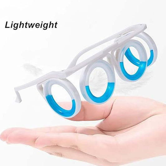 Boarding Glasses- Motion Sickness Glasses Anti Motion- Sickness and Wearable Nausea Goggles for Adults and Children Car Sickness Sickness