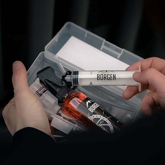 Borgen Bleed Kit for Shimano Hydraulic Disc Brakes | Complete Bicycle Brake Maintenance Kit with Step-by-Step InstructionsBorgen Bleed Kit for Shimano Hydraulic Disc Brakes | Complete Bicycle Brake Maintenance Kit with Step-by-Step Instructions