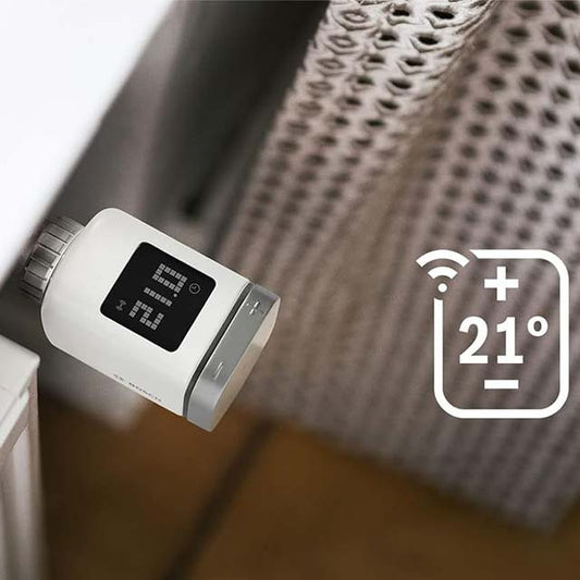 Bosch Smart Home Radiator Thermostat II - Smart Thermostat with App Control, Compatible with Amazon Alexa, Apple HomeKit &amp; Google Home