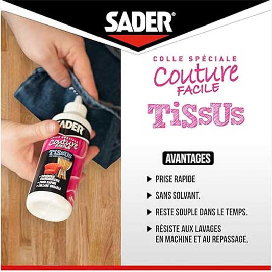 Bostik 242291 Easy Sewing Fabric Glue 250ml