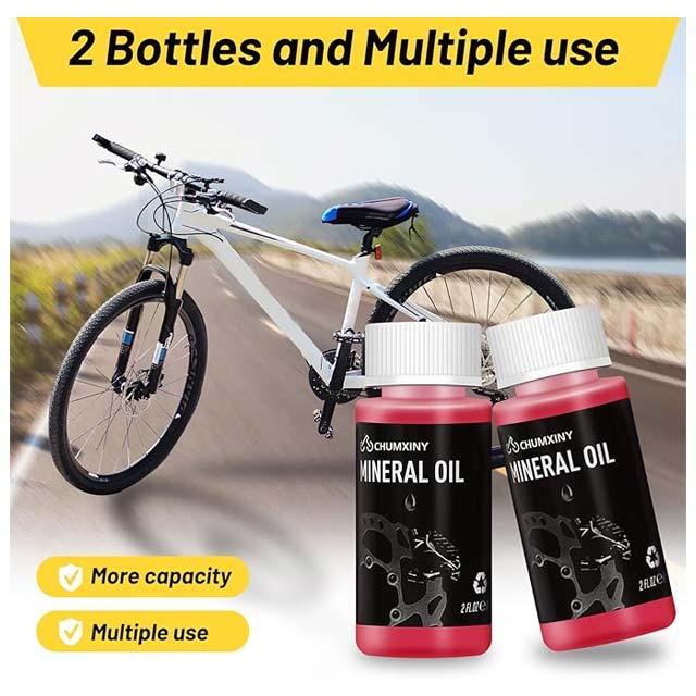 Brake Bleed Kit for SHIMANO & TEKTRO | Hydraulic Disc Brakes | High-Performance Mineral Fluid Included