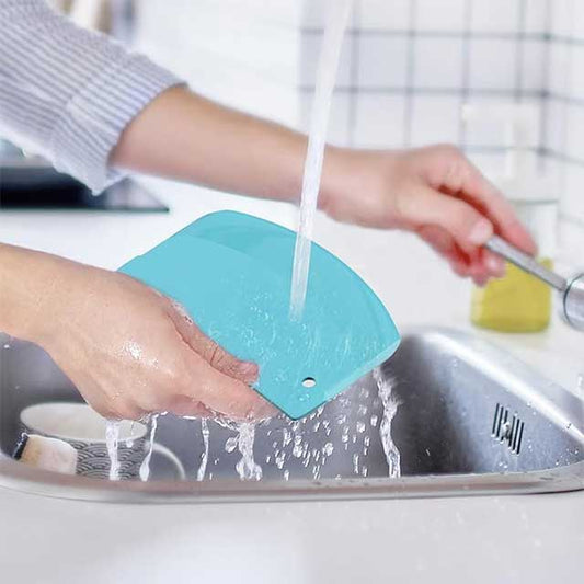 Bright Yellow Dough & Pastry Scraper