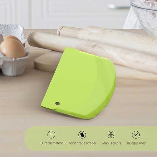Bright Yellow Dough & Pastry Scraper