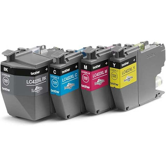 Brother LC-422XLVAL Genuine Ink Cartridges Value Pack
