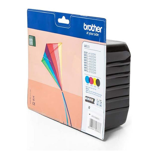 Brother MFC-J480DW LC223 Ink Cartridge Multipack – High-Yield Replacement Pack (Black, Cyan, Magenta, Yellow)