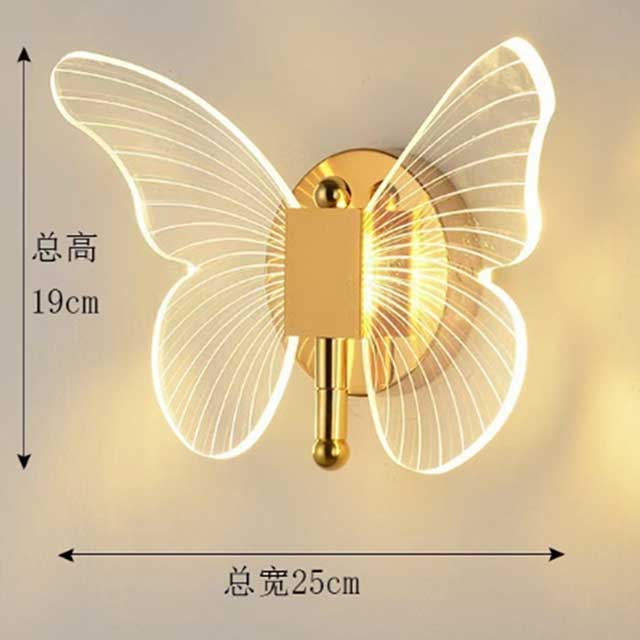 Butterfly LED Pendant Light – Nordic Hanging Ceiling Lamp for Bedroom, Living Room & Home Decor