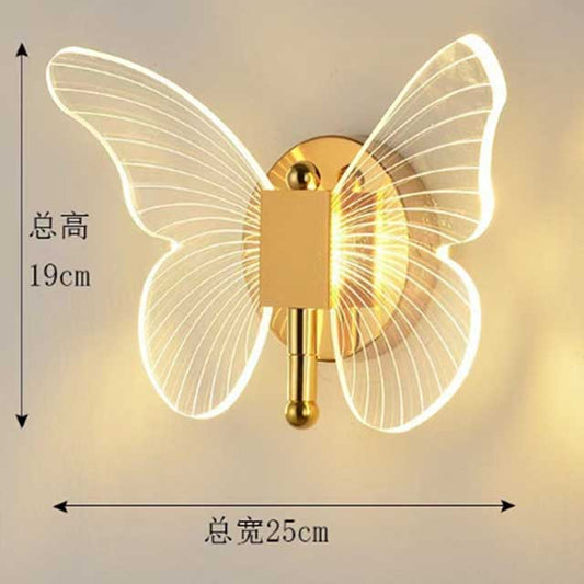 Butterfly LED Pendant Light – Nordic Hanging Ceiling Lamp for Bedroom, Living Room & Home Decor