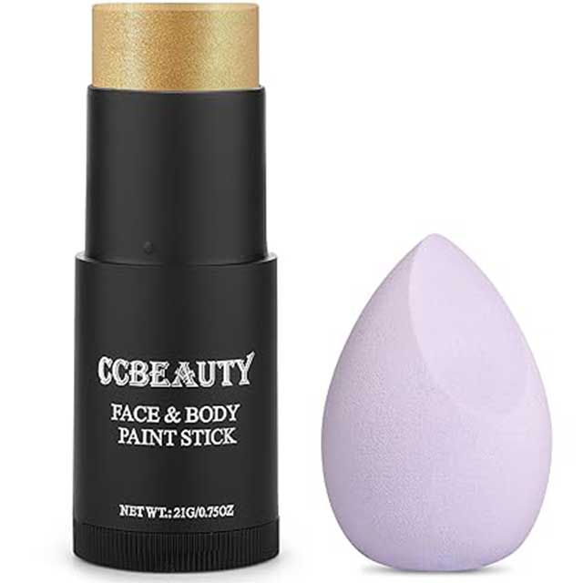 CCbeauty Metallic Gold Face Paint Stick