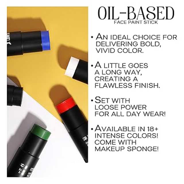 CCbeauty Metallic Gold Face Paint Stick