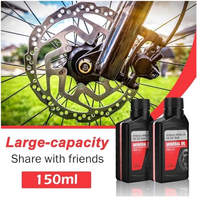 CHUMXINY Kit de Purge de Frein pour Shimano – Kit Complet avec 300 ml de Liquide Minéral & Accessoires