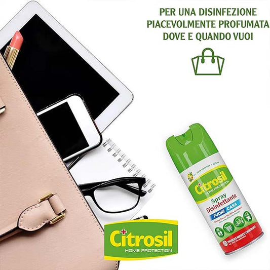 CITROSIL Outdoor Disinfectant Spray with Real Citrus Essences – Eco-Friendly Home, Garden &amp; Patio Sanitizer