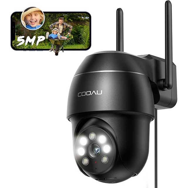 COOAU Outdoor WiFi Security Camera