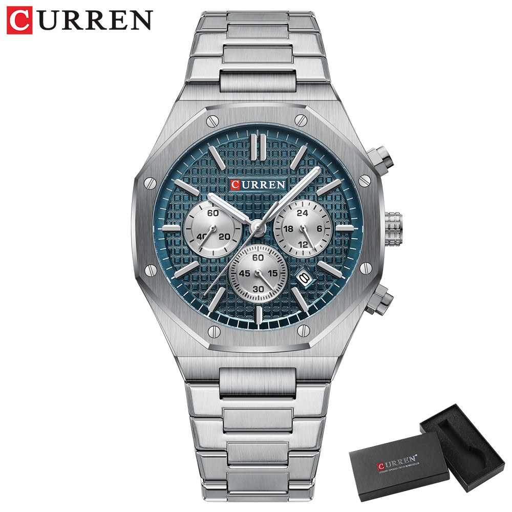 CURREN Casual Stainless Steel Chronograph Men Watch (CU8440)