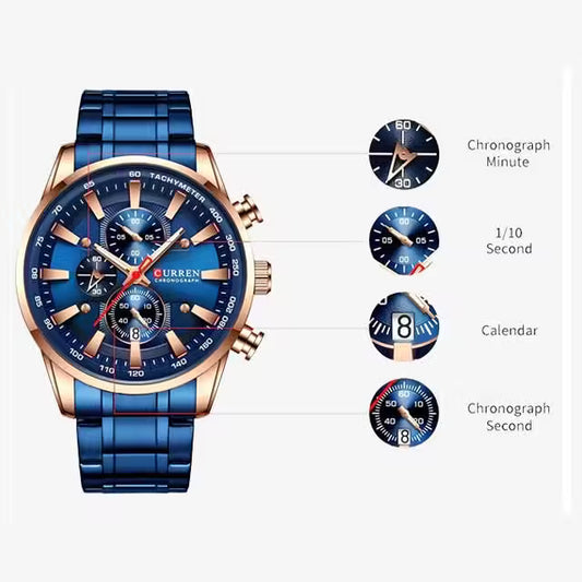 CURREN Waterproof Chrono Men Watch (CU8351)